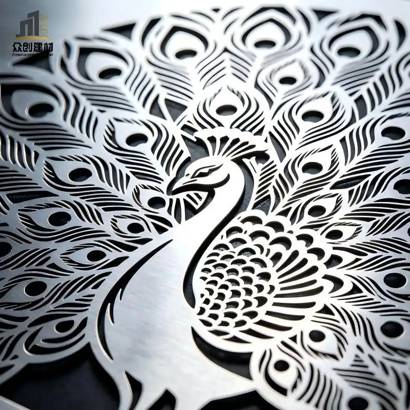 exterior wall carved aluminum panels